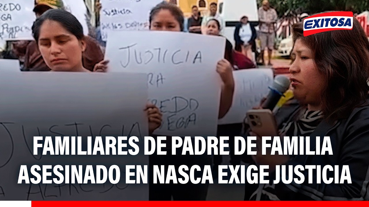 🔴🔵 Familia de padre de familia asesinado para robarle 500 kg de cochinilla en Nasca pide justicia