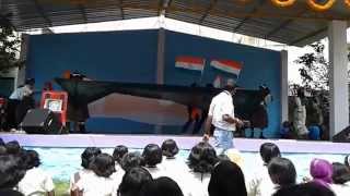 preview picture of video 'KITTUR RANI CHENNAMMA SCHOOL INDPNDNCE DAY 2014  STGE SHOW'