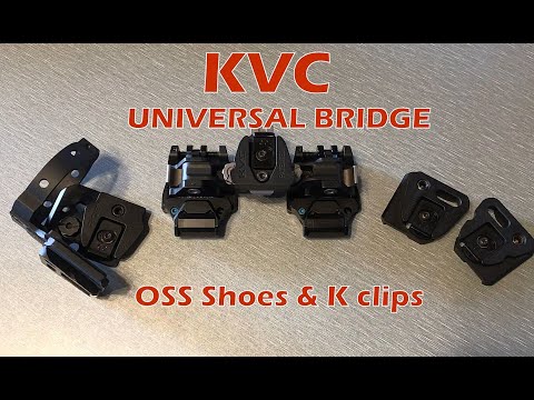 KVC Universal Night Vision Bridge, OSS Shoes & K Clips for dual PVS-14 and FLIR Breach