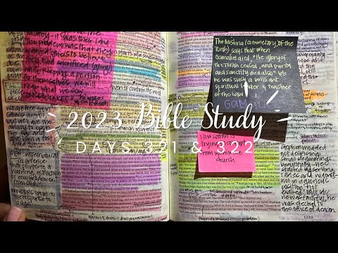Study the Bible in One Year: Days 321 & 322