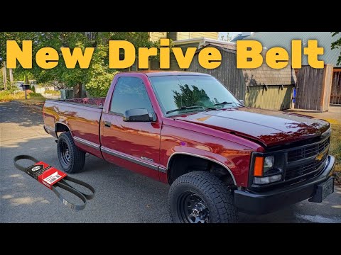 Serpentine Belt Replacement (Dayco) on 1994 Chevy C1500 with 4.3L V6