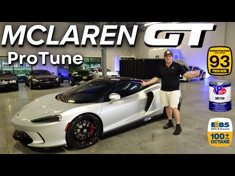 Stage 3 Big Turbo McLaren GT On Dyno - E85 & Race Gas