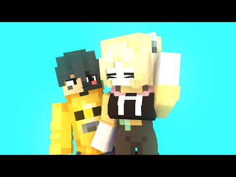 LOVEFOOL FIRST MEET YAY! ARIGATO PRETTY DAISY AND ETHOBOT - MINECRAFT ANIMATION #shorts