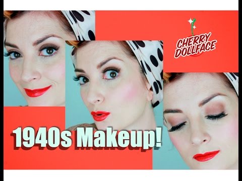1940s Classic Hollywood: Vintage Makeup Tutorial by CHERRY DOLLFACE
