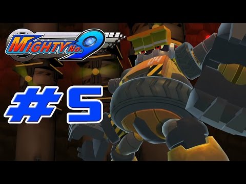 Mighty No. 9 - Walkthrough Part 5 Mine Boss: Mighty No. 4 Seismic