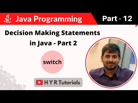 P12 Decision Making Statementsswitch In Java Core Java