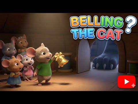 Belling the Cat Story for Kids | English Moral Short Story with Lyrics