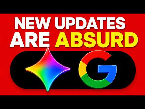 Video Thumbnail: NEW Gemini Updates are INSANE! 🤯