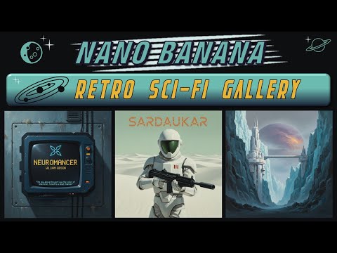 Nano Banana AI Retro Sci-Fi Images