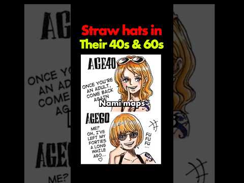 Straw Hats 20 years later (Drawn by Oda)