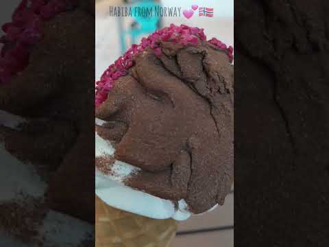 Strawberry Chocolate Icecream inndoor Swimmingpool Norway