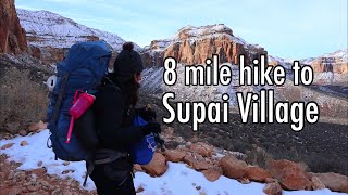 Havasupai - Full Hike From Hualapai Hilltop to Supai Village