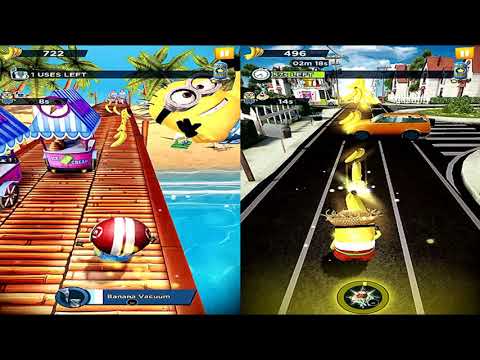 Despicable Me Minion Rush, Episode 61 - Cool Fullscreen Reverse Android Gameplay.