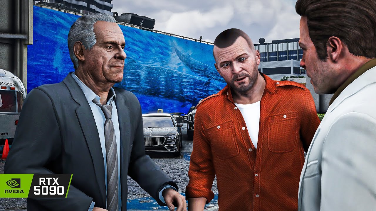 GTA 5 'Mr. Richards' Mission 8K Gameplay | RTX 5090 Remastered Graphics MOD