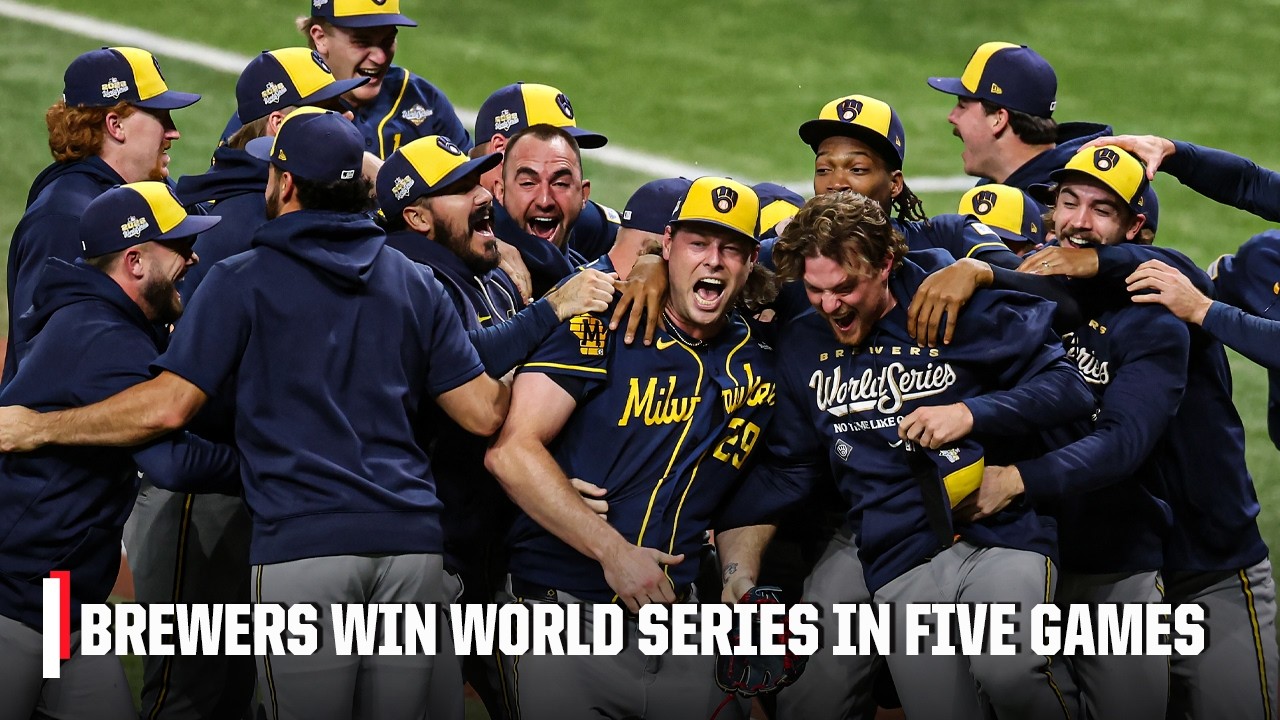 World Series Game 5 Reaction ⚾ Brewers win their first championship | ESPN MLB