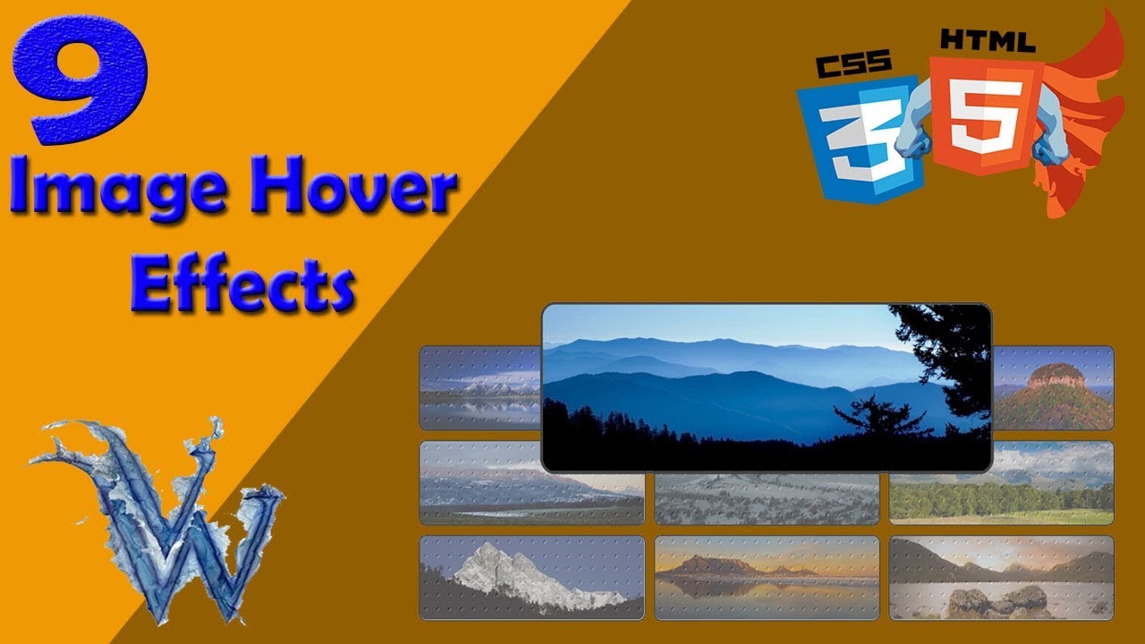 Image hover effect css3 | learn html and css | html tutorial By Amazing Techno Tutorials