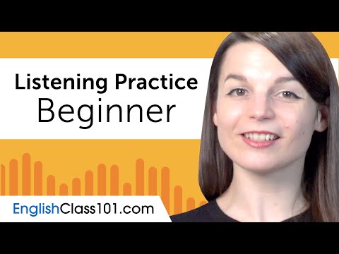 Beginner Listening Comprehension Practice for English Conversations