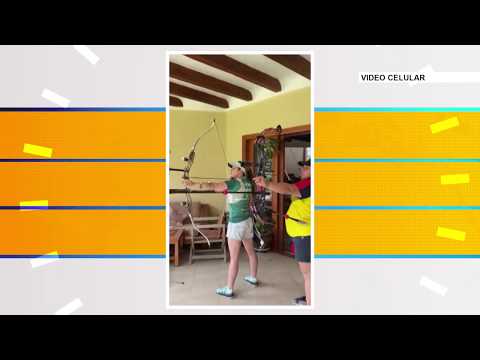 Alejandra Usquiano sigue entrenamientos desde casa en cuarentena [Noticias] - Telemedellín