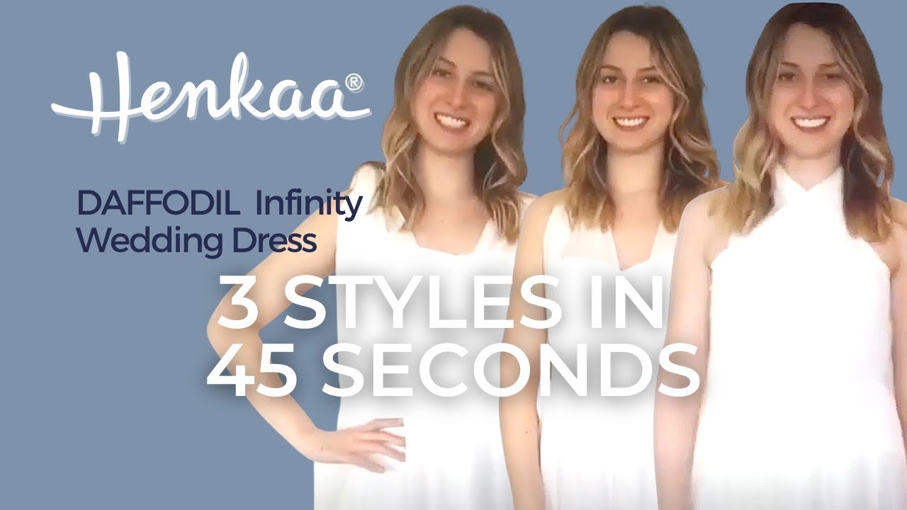 3 Beautiful Ways to Style a Chiffon Wedding Dress DAFFODIL HENKAA #shorts