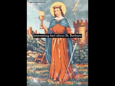 St. Barbara – Patron Saint of Artillerymen and Miners