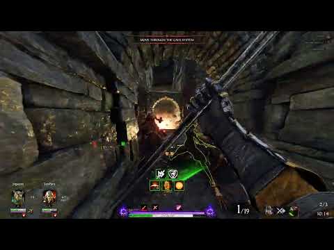 Warhammer - Vermintide 2 Cata 3 Deathwish Onslaught Trio - Festering Ground w/ WHC