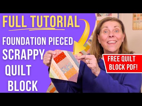 Fun Scrappy Quilt Block Tutorial! [With Free PDF]