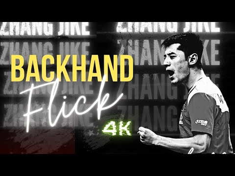 [4K] Zhang Jike's Backhand Flick | Table Tennis | Street TT