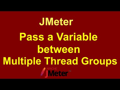 JMeter - Pass a variable between multiple thread groups | Using JMeter property with a variable