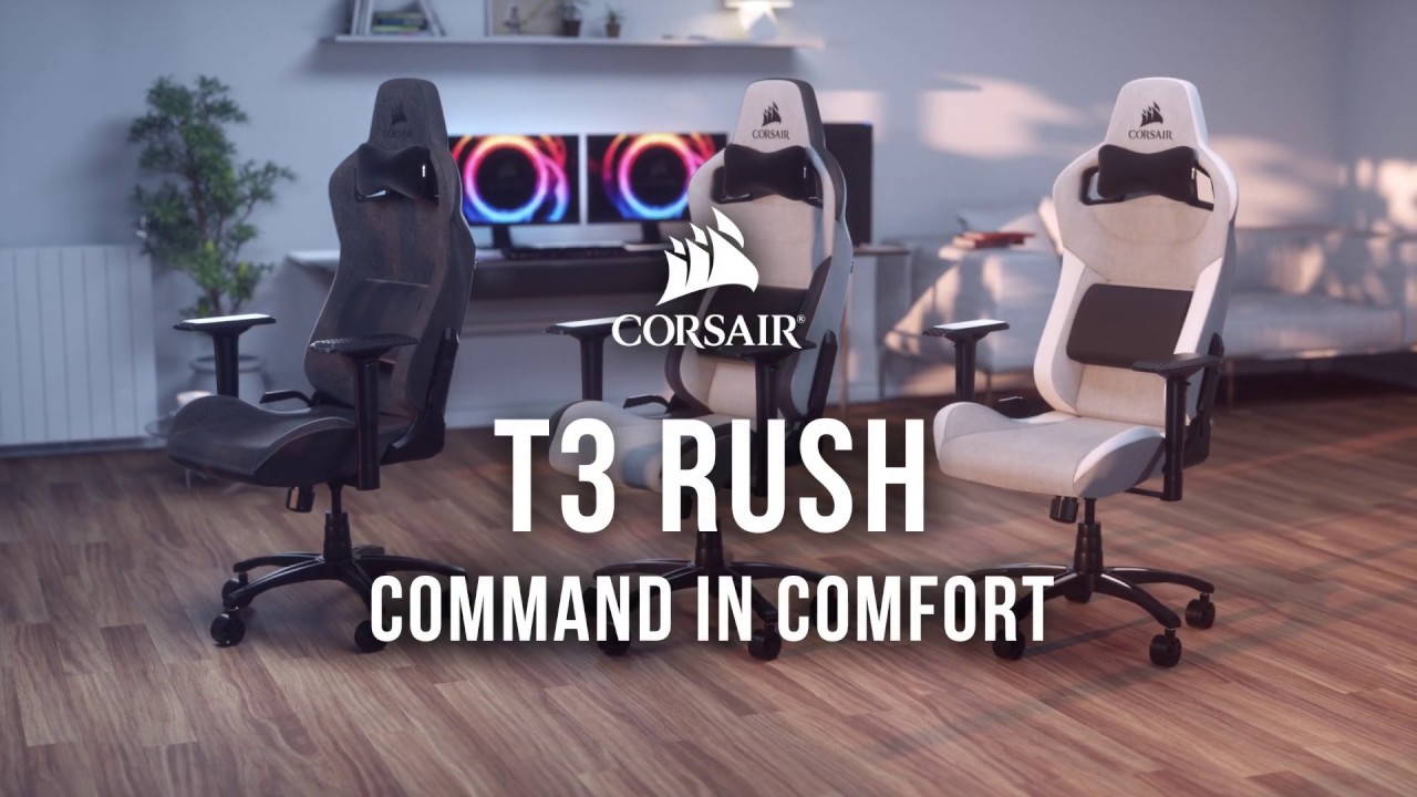 CORSAIR T3 RUSH Gaming Chair - Command in Comfort