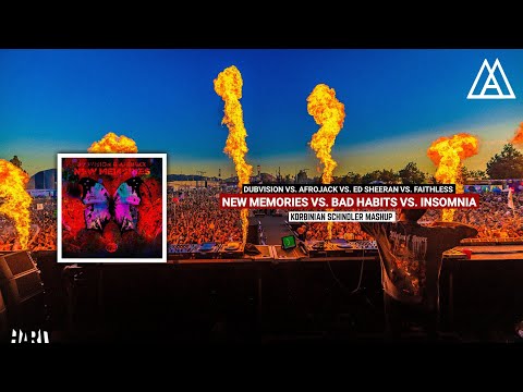 DubVision & Afrojack vs. Ed Sheeran - New Memories vs. Bad Habits vs. Insomnia (Korbinian Mashup)