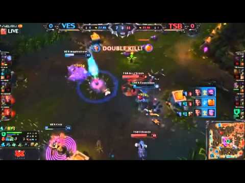VES vs TSB maplestreet Great Draven Triple I NA LCS Summer Promotion League of Legends