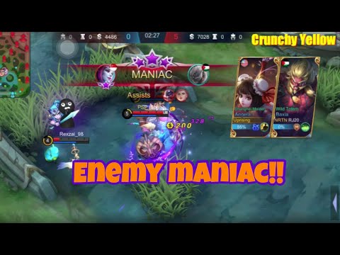 Enemy Maniac?? Epic Comeback | Rank Gameplay | Mobile Legend |