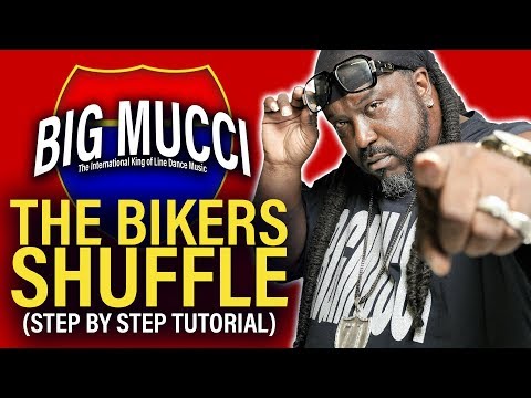 BIKERS SHUFFLE LINE DANCE [ STEP BY STEP ]  INSTRUCTIONAL