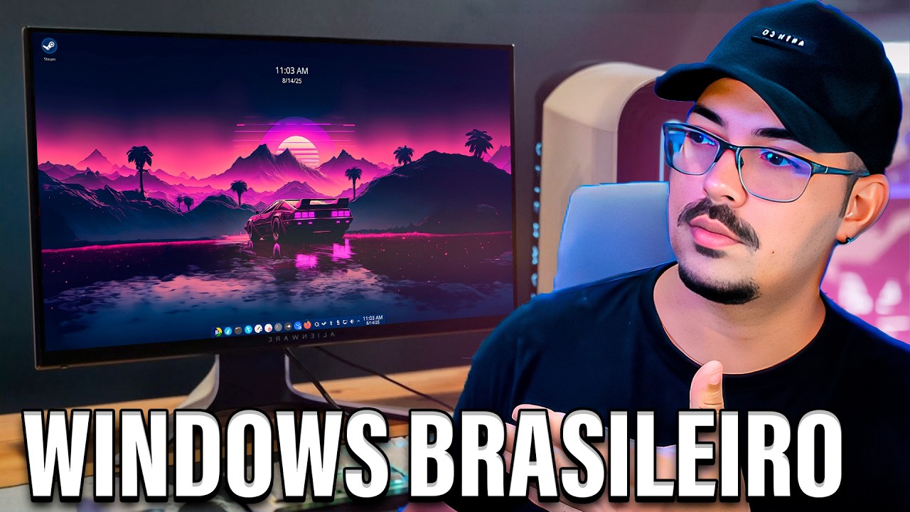 O WINDOWS BRASILEIRO! BR OS é LEVE, RÁPIDO e 100% GRÁTIS! 💻
