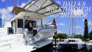 Catamaran For Sale | 2021 "Freedom" Bali 4.8 | Part 1 Interior Walkthrough | Brent Hermann