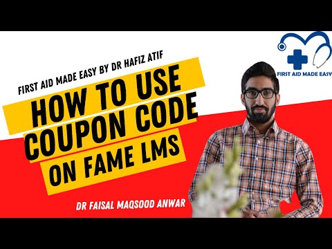 How to Use Coupon Code on First Aid Made Easy LMS | Dr...