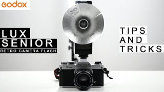 Godox Lux Senior Review Tips Tricks and Tutorial Featuring Nikon ZfC, Pentax K1000 Cadet Retro Flash