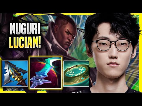 NUGURI PLAYS LUCIAN WITH NEW BUILD! - Nuguri Plays Lucian TOP vs Jayce! | Season 2022