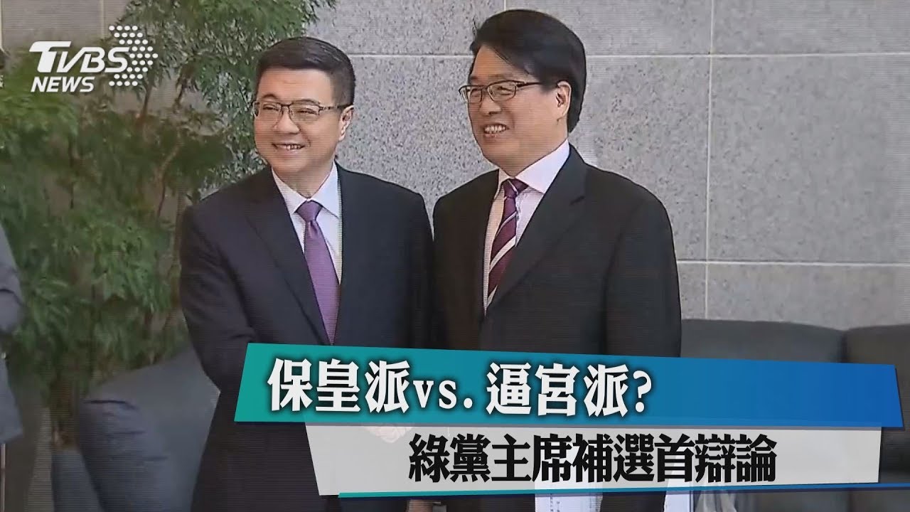 保皇派vs.逼宮派？　民進黨黨魁補選首辯論