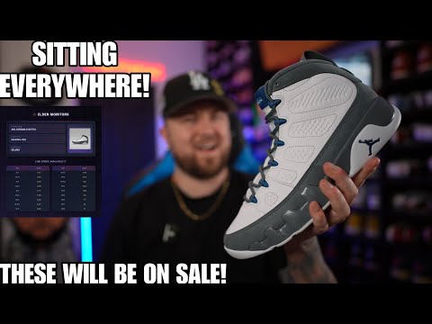 SITTING EVERYWHERE! IM SURPRISED THE JORDAN 9 "FLINT" DID THIS POORLY! WAIT THESE WILL BE ON SALE!