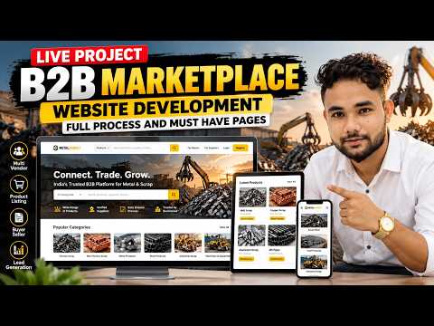 Multi vendor B2B marketplace website for the metal and scrap industry, like IndiaMART, built by 24siteshop