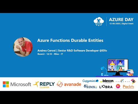 Azure Day Rome 2020: Azure Functions Durable Entities