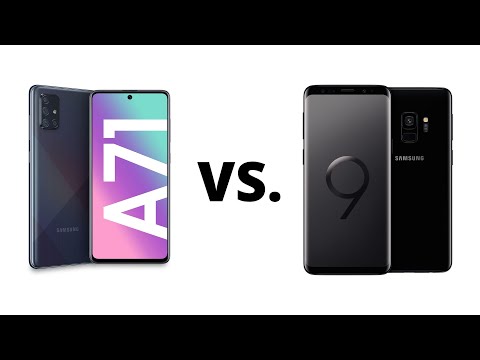 2020 Mittelklasse Smartphone vs 2018 Flaggschiff Smartphone (Galaxy A71 vs Galaxy S9)