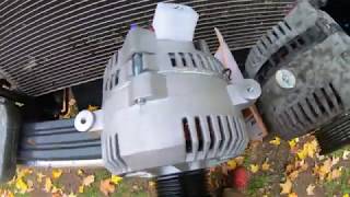 How to Change an Alternator // FORD F-350 Super Duty 6.8L Triton V10