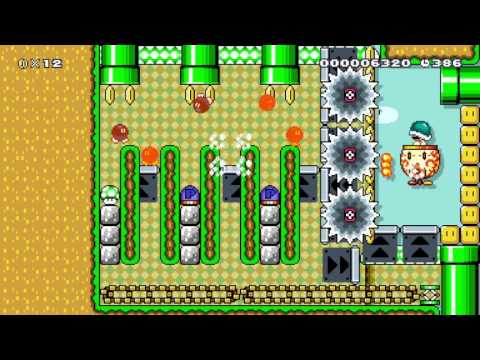 Bob'omb Carnival Games by Kysenna - SUPER MARIO MAKER - No Commentary 1AI