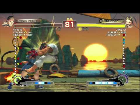 hmd643 (Ryu) Vs JUNZ_E1 (Ibuki) SSF4 AE Ranked Matches - PSN
