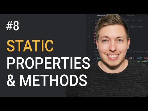 8 Static Properties And Methods In OOP PHP | Object Oriented PHP Tutorial | PHP Tutorial | mmtuts