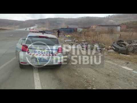 Accident pe DN 1, lângă Cristian, judetul Sibiu