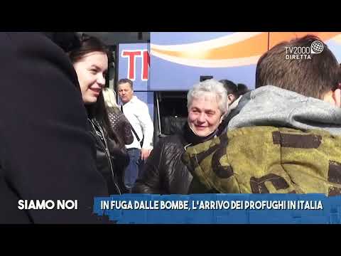 Siamo Noi, 7 marzo 2022 - Ucraina, l'arrivo dei profughi a Roma-Ostiense