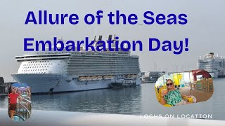 Embarkation day ship tour - Allure of the Seas
